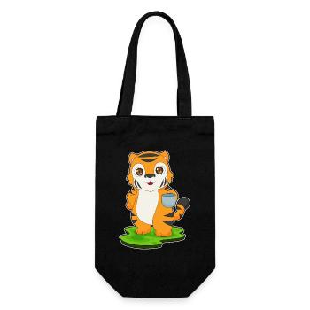 Tasse de tigre - Sac à bouteille - noir - Devant