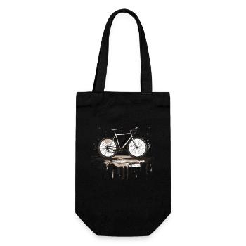 Road Bike, Road Bike, Gravel Bike, Cycling - Gift Bag for Bottles - black - Front