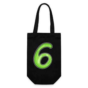 6 vert - Sac à bouteille - noir - Devant