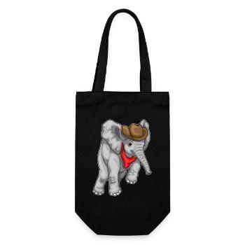 Chapeau de Cowboy éléphant Cowboy - Sac à bouteille - noir - Devant