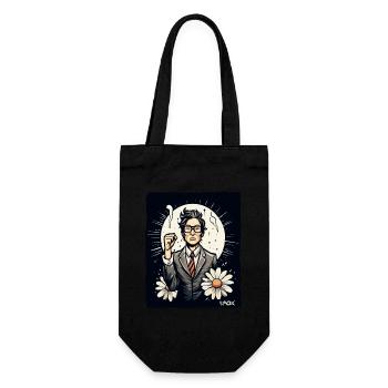 Japanese employee fights for freedom - Gift Bag for Bottles - black - Front