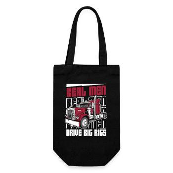 De vrais hommes conduisent de gros camions Trucker Legends Truckie - Sac à bouteille - noir - Devant