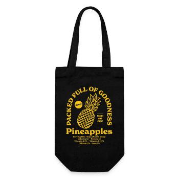 Ananas Nutritionnel - Sac à bouteille - noir - Devant