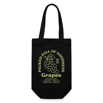 Raisins Vert Nutritif - Sac à bouteille - noir - Devant