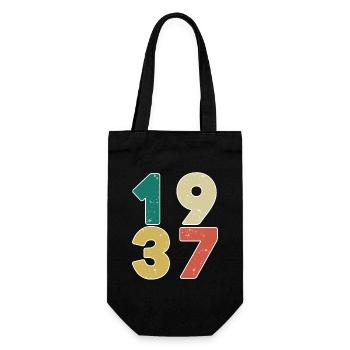 1937 - Né en 1937 - Construit en 1937 - Sac à bouteille - noir - Devant