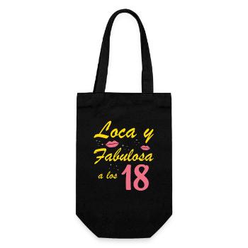 Fou et fabuleux à 18 ans - Sac à bouteille - noir - Devant