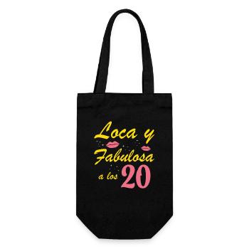 Fou et fabuleux à 20 ans - Sac à bouteille - noir - Devant