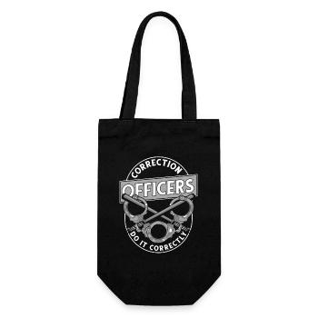 Do It Correctly Prison Guard Jail Guard - Gift Bag for Bottles - black - Front
