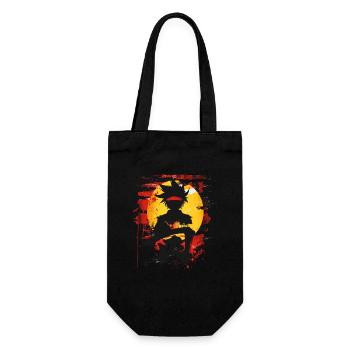 Arts martiaux Japonais abstrait Anime - Sac à bouteille - noir - Devant