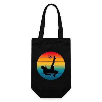 Parade bei Sonnenuntergang: Torhüter-Tauchgang - Geschenkbeutel für Flaschen - Schwarz - Vorne