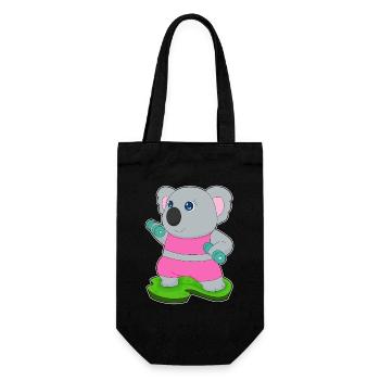 Bodybuilder Koala Haltères Bodybuilding - Sac à bouteille - noir - Devant