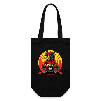 Parodie : Camarade communiste Comrat le Rat - Sac à bouteille - noir - Devant