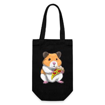 Hamster Pizza - Sac à bouteille - noir - Devant