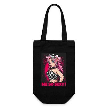 Attractive pig girl is so sexy - Gift Bag for Bottles - black - Front