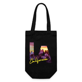 Los Angeles California - Geschenkbeutel für Flaschen - Schwarz - Vorne