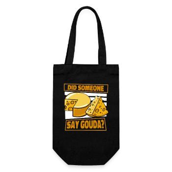 Quelqu’un a-t-il dit Gouda fromager Queso - Sac à bouteille - noir - Devant