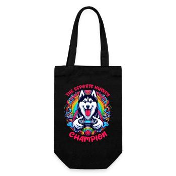 Power Play Pup - The Esports Husky Champion - Gift Bag for Bottles - black - Front