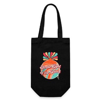 Une inspiration éclatante dans un style rétro - Sac à bouteille - noir - Devant
