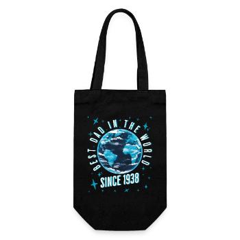 Best dad in the world since 1938 Father's Day - Gift Bag for Bottles - black - Front