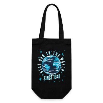 Best dad in the world since 1941 Father's Day - Gift Bag for Bottles - black - Front