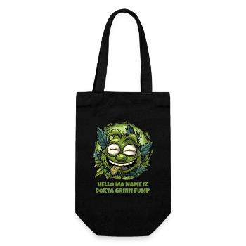 Cannabis Doctor: Green Thumbs - Gift Bag for Bottles - black - Front