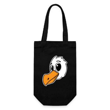 Seagull Bird North Sea - Gift Bag for Bottles - black - Front
