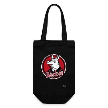 Parodie sportive amusante : Team Dirty Pig - Sac à bouteille - noir - Devant
