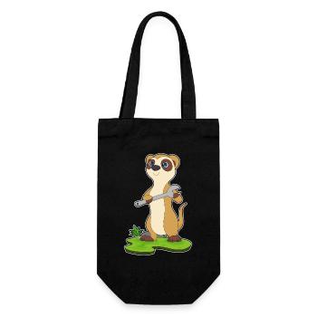 Meerkat Artisan Wrench - Gift Bag for Bottles - black - Front