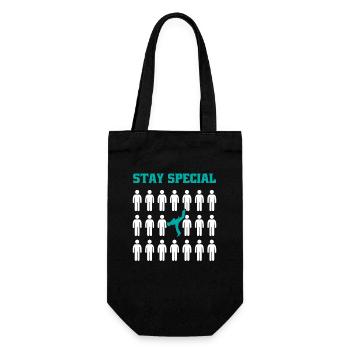 Stay Special Ginga Capoeirista Tanzprofi - Geschenkbeutel für Flaschen - Schwarz - Vorne