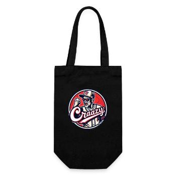 Team Crazy: The Crazy Ones - Gift Bag for Bottles - black - Front