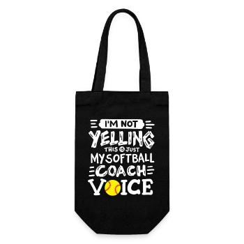 Softball Trainer - Geschenkbeutel für Flaschen - Schwarz - Vorne
