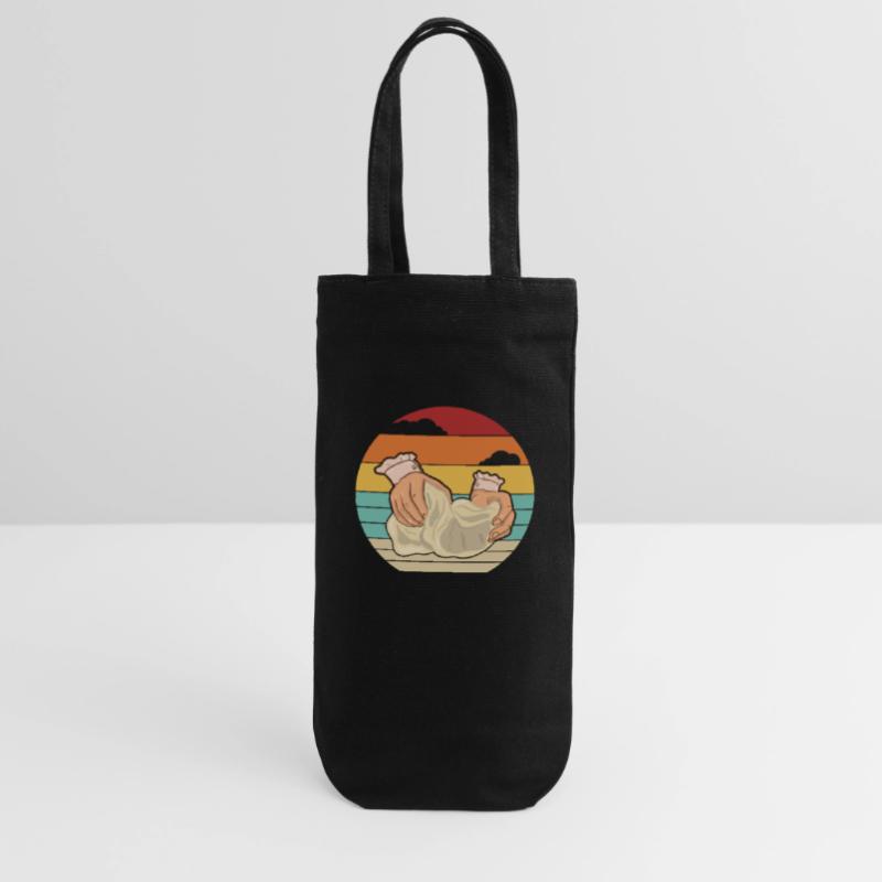 Retro Bread Dough Bread Maker Bread Queen Lover Gift Bag for Bottles