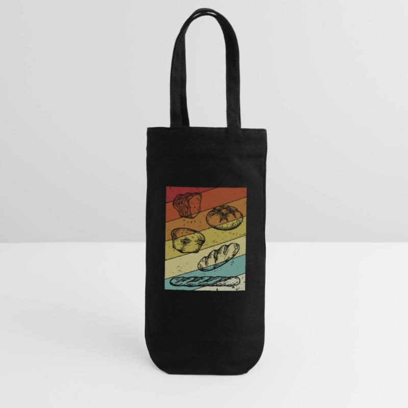 Retro Bread Dough Bread Maker Bread Queen Lover Gift Bag for Bottles