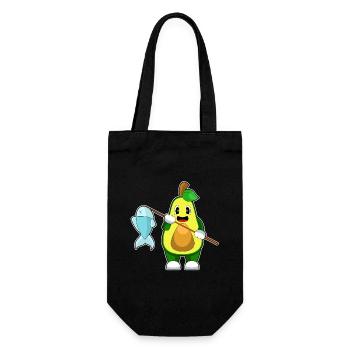 Pêche au poisson pêcheur avocat - Sac à bouteille - noir - Devant