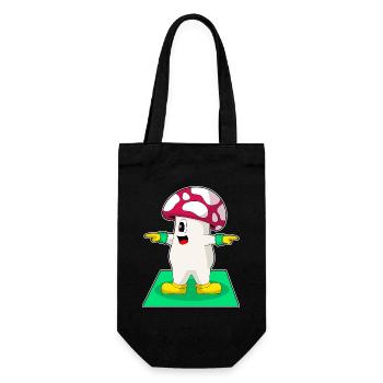 Mushroom Yoga Fitness Gymnastique - Sac à bouteille - noir - Devant
