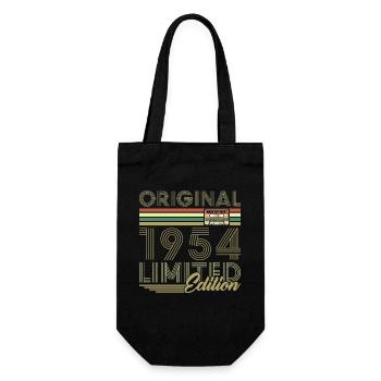 Original 1954 Vintage Rétro Cadeau D'anniversaire - Sac à bouteille - noir - Devant