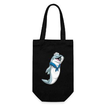 Dolphin Sailor Chapeau de marin - Sac à bouteille - noir - Devant