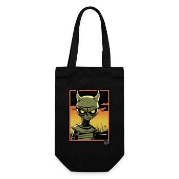 Asian Horror of the Rice Field Devil - Gift Bag for Bottles - black - Front