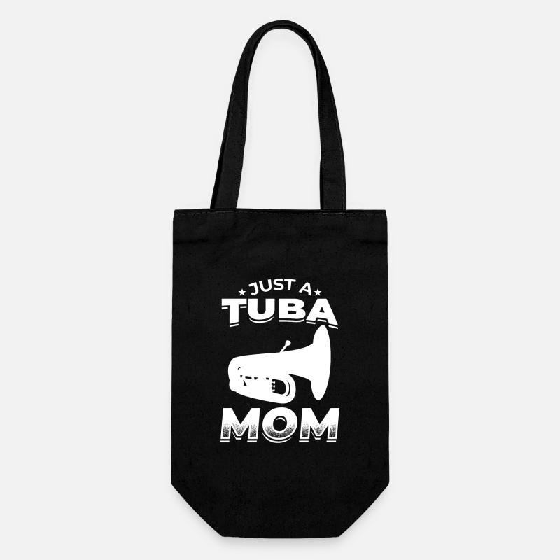 Nur eine Tuba Mutter - Geschenkbeutel für Flaschen - Schwarz