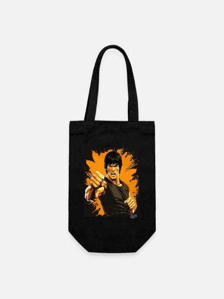 Le visage des arts martiaux - Sac à bouteille - noir