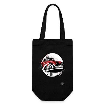 This car is a classic car - Gift Bag for Bottles - black - Front