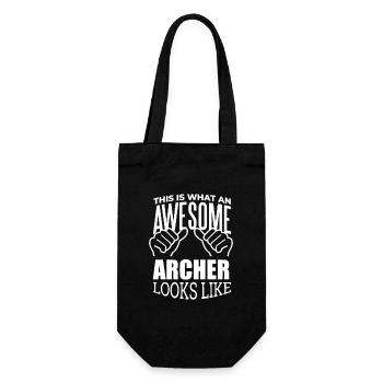 Archery - Gift Bag for Bottles - black - Front