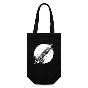 Flûte graphique - Sac à bouteille - noir - Devant