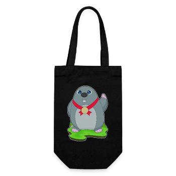 Médaille de la taupe - Sac à bouteille - noir - Devant