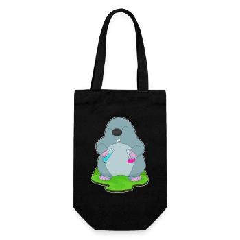 Laboratoire de tubes à essai de science taupe - Sac à bouteille - noir - Devant