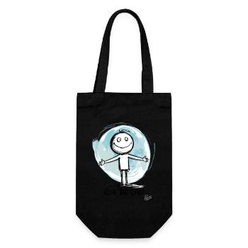Hide the pain - Gift Bag for Bottles - black - Front