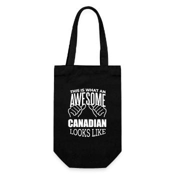 Canada - Gift Bag for Bottles - black - Front
