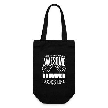Drumming - Gift Bag for Bottles - black - Front