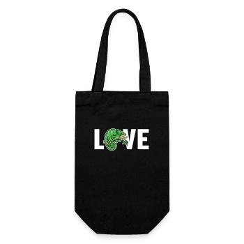 Panthère d’amour voilée Chamaeleonidae amant caméléon - Sac à bouteille - noir - Devant