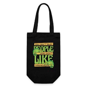 Je ne peux pas faire confiance aux gens qui n’aiment pas Panther Veiled - Sac à bouteille - noir - Devant
